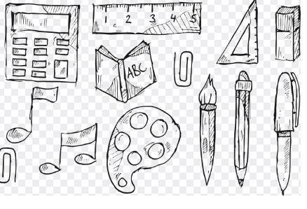 several school subjects